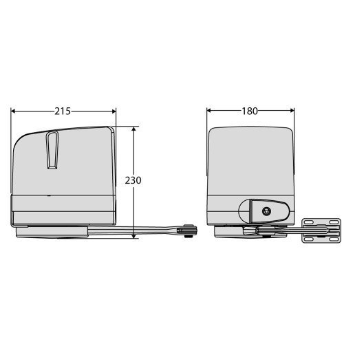 bft virgo 24v dairesel kanatli kapi